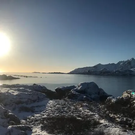 Tatil Evi Private Newly Built Waterfront Cabin In Lofoten *